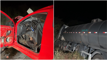 Motorista e passageiro de carro morrem em acidente na BR-222, no interior do Ceará