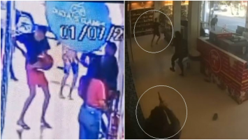 VÍDEO: Criminoso tenta render vigilante, mas profissional reage e evita roubo em shopping em Fortaleza