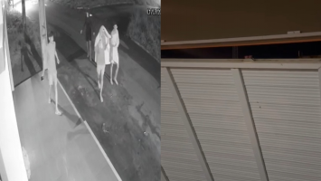 Vídeo: adolescentes vandalizam casas e derrubam portão a chutes em Barbalha, no Ceará