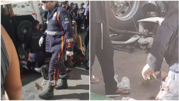 Motociclista morre após colisão com caminhão de coleta de lixo em Fortaleza
