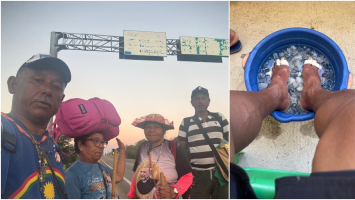 Romeiros percorrem 550 km a pé de Pernambuco ao Ceará para participar de romaria