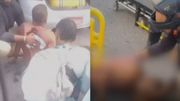 Briga de faca entre taxistas termina com dois feridos no Centro de Fortaleza