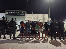 Baiano e piauiense são presos em pousada do CE suspeitos de roubos a joalherias no Nordeste