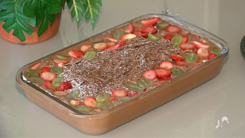 Mousse de Chocolate Meio Amargo: confira a receita apresentada no Nordeste Rural
