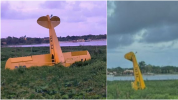 Avião de pequeno porte tem pane logo após decolar e faz pouso de emergência na Grande Fortaleza